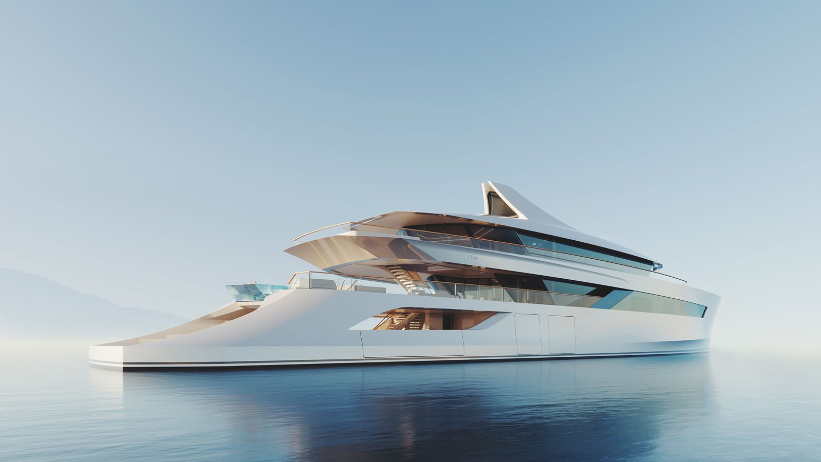 Feadship releases further details on 75m fuel-cell yacht concept
